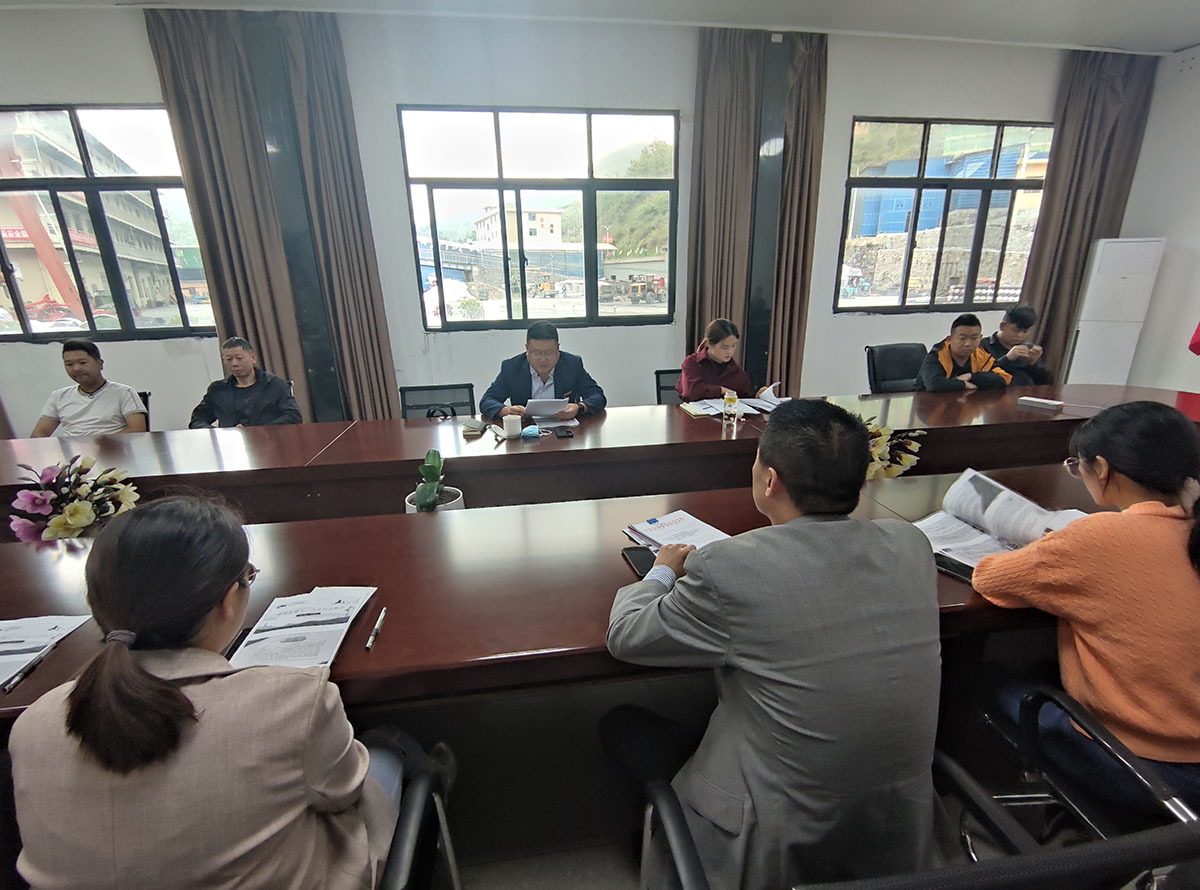 安谷乡党委书记檀峰到我矿宣讲省第十三次党代会精神